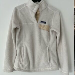 Patagonia White Fleece Jacket